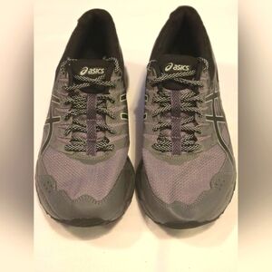 Asics Gel Sonoma 3 Running Shoes Mens Sz 7.5 T725N Black Gray Athletic Sneaker